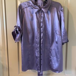 Lane Bryant size 22/24 blouse with matching belt at waist